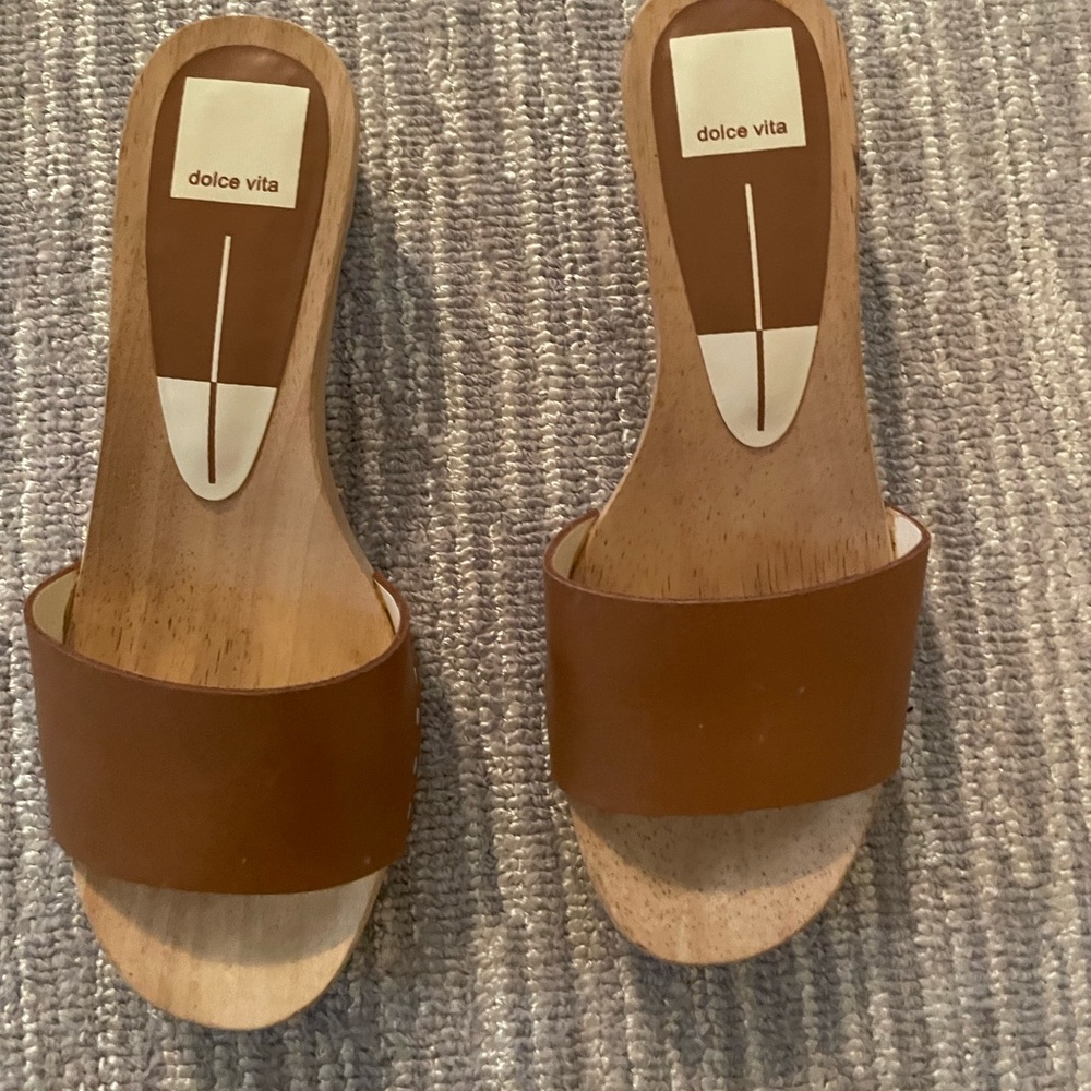 Dolce vita low heel mule clog